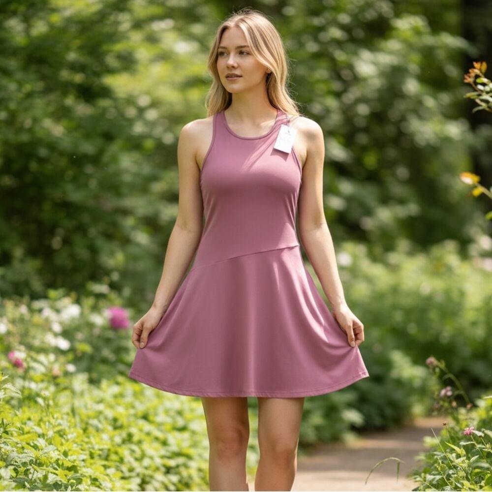 ICYZONE Women’s Medium Magenta Purple Tennis Dress